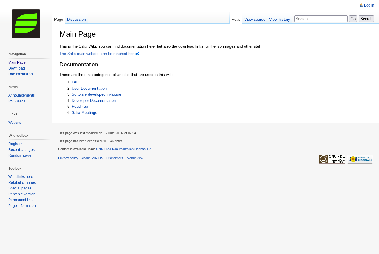 The main page of our former wiki